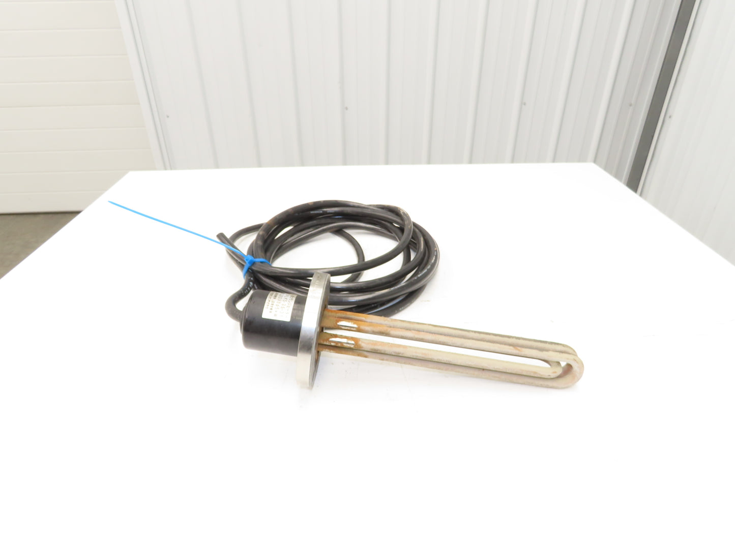 Nippon Stainless Immersion Tank Heater Element 5Kw 200V 3PH 12" Tubes 5" Flange