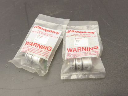 Humphrey 18412 R489-8E Pneumatic Air Pushbutton Valve 3/4" Lot of 2