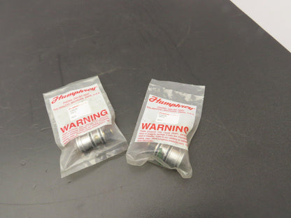 Humphrey 18412 R489-8E Pneumatic Air Pushbutton Valve 3/4" Lot of 2