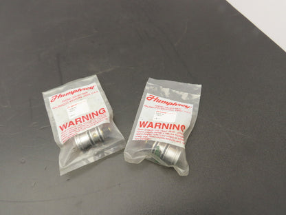 Humphrey 18412 R489-8E Pneumatic Air Pushbutton Valve 3/4" Lot of 2