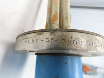 Nippon Stainless Immersion Tank Heater Element 5Kw 200V 3PH 12" Tubes 5" Flange