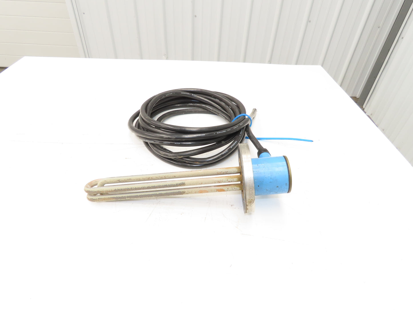 Nippon Stainless Immersion Tank Heater Element 5Kw 200V 3PH 12" Tubes 5" Flange