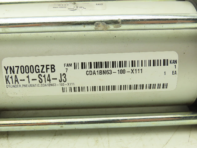 SMC CDA1BN63-100-X111 Pneumatic Air Cylinder 63mm Bore 100mm Stroke