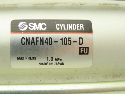 SMC CNAFN40-105-D Pneumatic Air Cylinder 40mm Bore 105mm Stroke w/Rod Lock