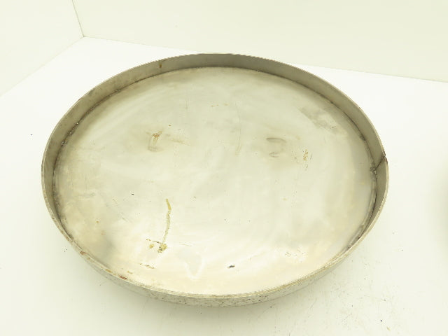 13-1/4" Tank Hole cover Flanged Non-Sealing Lid Stainless Steel