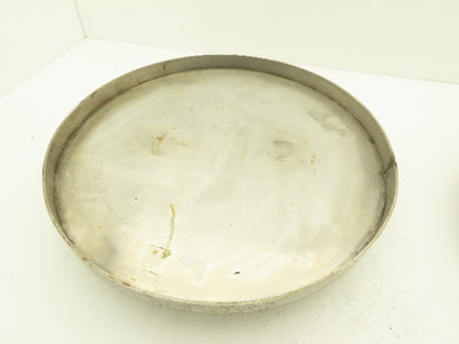 13-1/4" Tank Hole cover Flanged Non-Sealing Lid Stainless Steel