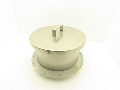 13-1/4" Tank Hole cover Flanged Non-Sealing Lid Stainless Steel