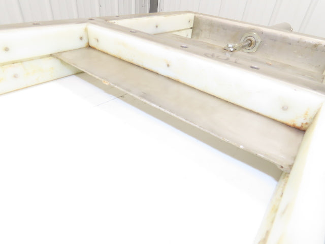 10" x 14" Process Material Bulkhead Pneumatic Gate Knife Valve