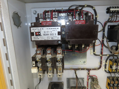 Cutler Hammer A50EN0 Reversing Motor Starter Size 3 460/575V 50Hp Enclosed