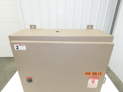 Cutler Hammer A50EN0 Reversing Motor Starter Size 3 460/575V 50Hp Enclosed