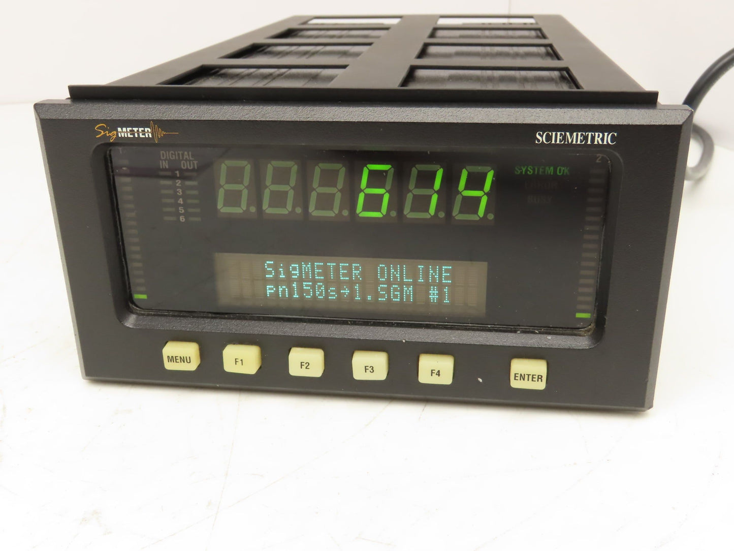 Sciemetric 1102 Sigmeter Panel Meter 120VAC 30W