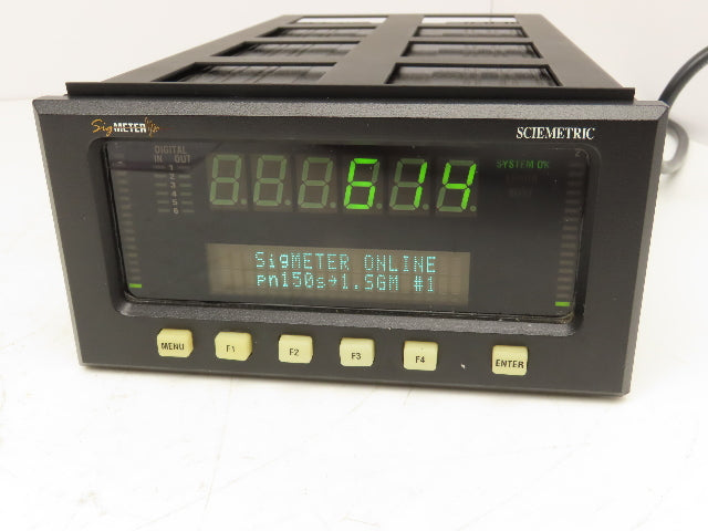 Sciemetric 1102 Sigmeter Panel Meter 120VAC 30W