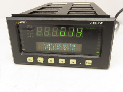 Sciemetric 1102 Sigmeter Panel Meter 120VAC 30W