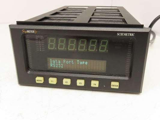 Sciemetric 1102 Sigmeter Panel Meter 120VAC 30W
