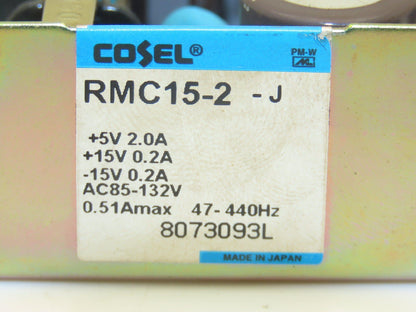 Cosel RMC15-2-J Power Supply Printed Circuit Board 5V 15V Output 240VAC Input