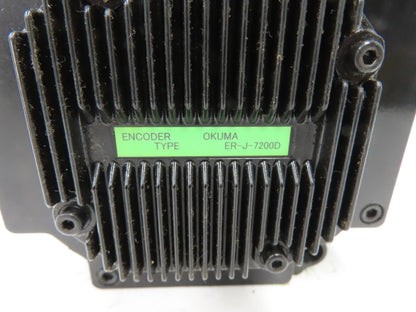 Okuma BL-MC200J-20T AC Servo Motor 4kW 2000 RPM 157V 16.2A 3PH