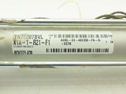 SMC ANCL-X2-40X350-FA-S-XC Pneumatic Air Cylinder 40mm Bore 350mm Stroke