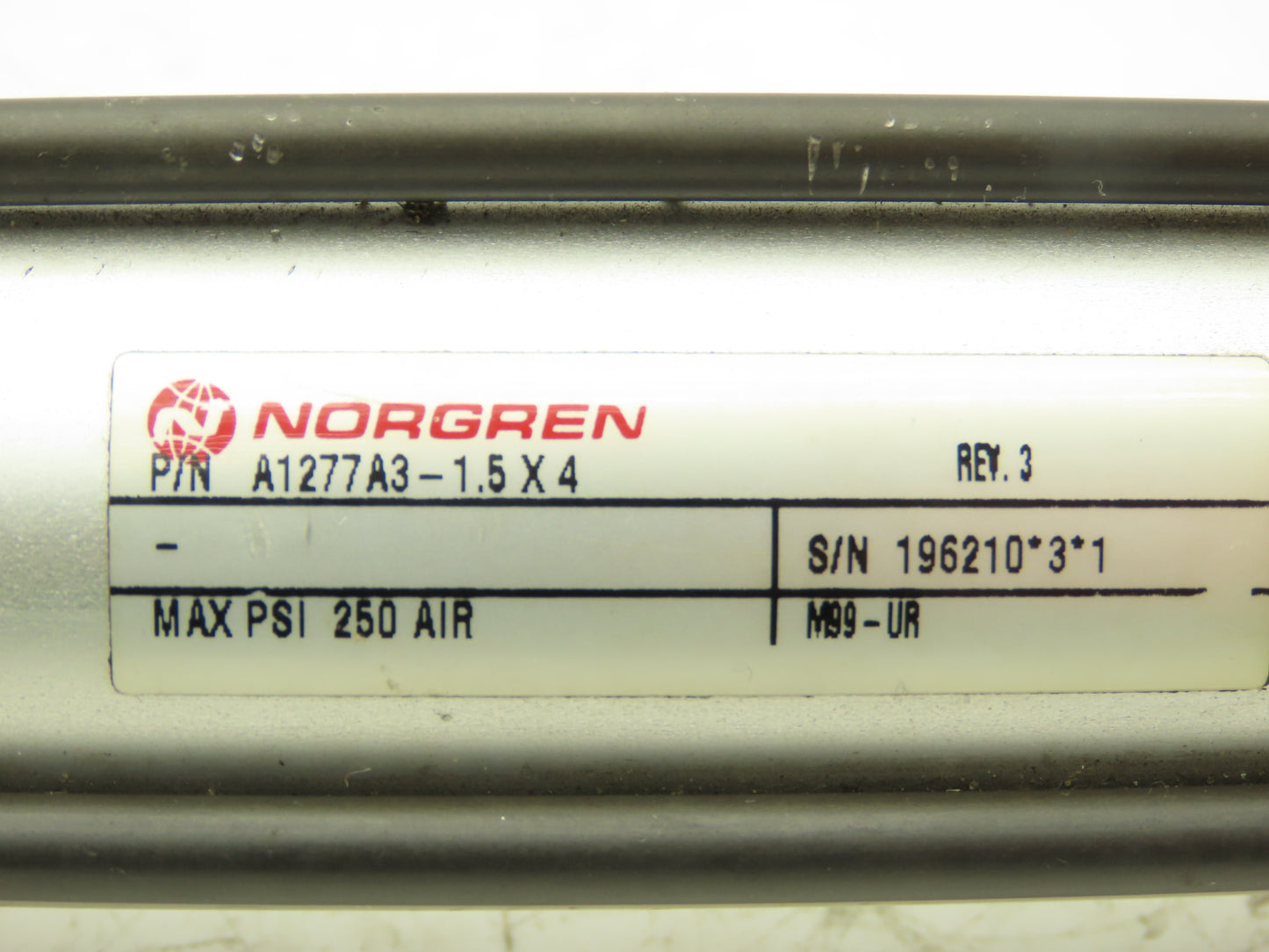Norgren A1277A3-1.5x4 Pneumatic Air Cylinder 1.5" Bore 4" Stroke Clevis Mount