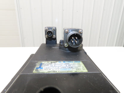 Okuma BL-MC100J-20SB AC Servo Motor 2kW 2000 RPM 133V 8.91A 3PH Encoder