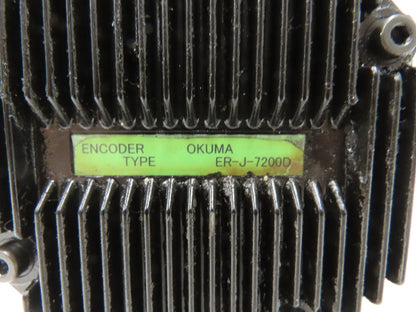 Okuma BL-MC140J-20T AC Servo Motor 2.8kW 133V 2000 RPM 3PH Encoder ER-J-7200D