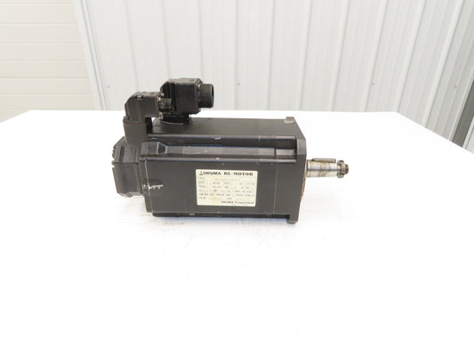 Okuma BL-MC140J-20T AC Servo Motor 2.8kW 133V 2000 RPM 3PH Encoder ER-J-7200D