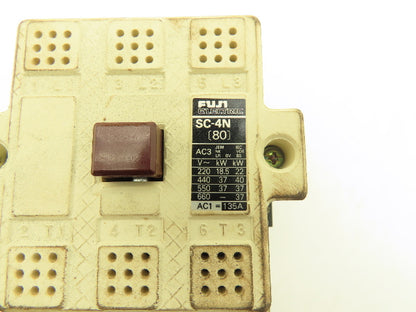 Fuji Electric Motor Starter Contactor Overload Relay 600V 3Ph 110V Coil