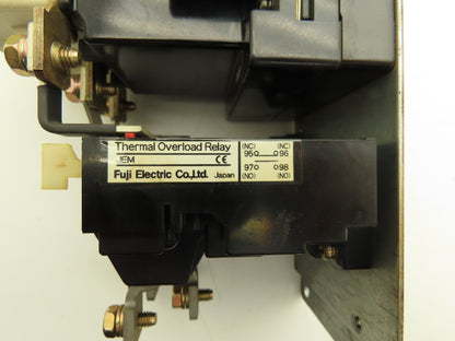 Fuji Electric Motor Starter Contactor Overload Relay 600V 3Ph 110V Coil