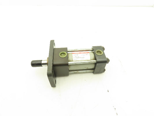 Toyo-Oki TFA-SA Hydraulic Cylinder 50mm Bore 20mm Stroke Flange Mount 1000psi