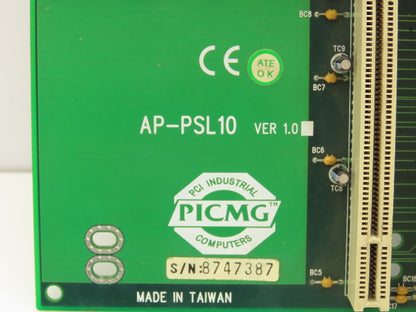 PCIMG AP-PSL10 Backplane Power Distribution Board PCI ISA Slots AT ATX