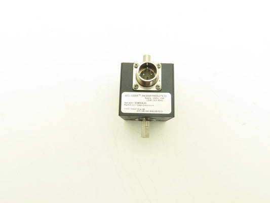 Encoder Products Co. Accu-Coder Rotary Encoder 3/8" Dual Output Shaft 24VDC