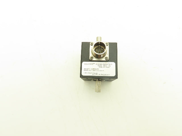 Encoder Products Co. Accu-Coder Rotary Encoder 3/8" Dual Output Shaft 24VDC