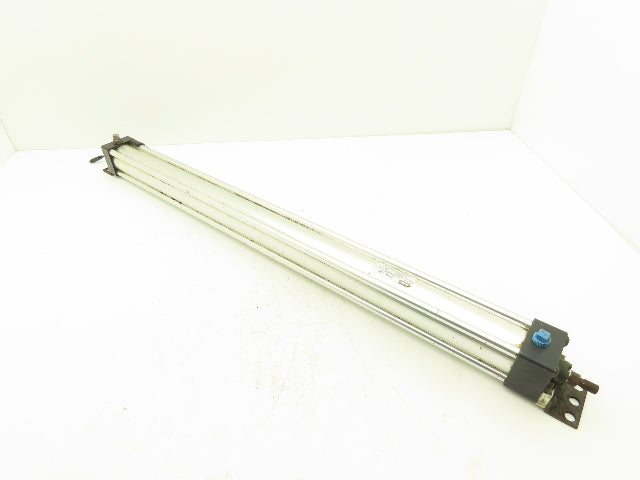 Parker CCB2MAUS14AC Series 2MA Pneumatic Air Cylinder 2" Bore 30" Stroke Foot Mt