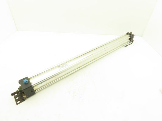 Parker CCB2MAUS14AC Series 2MA Pneumatic Air Cylinder 2" Bore 30" Stroke Foot Mt