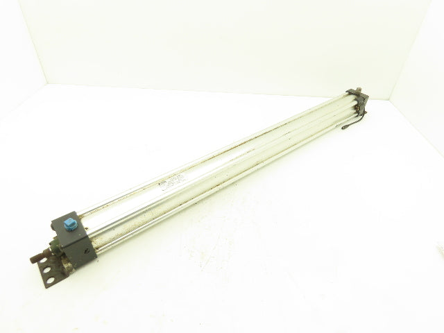 Parker CCB2MAUS14AC Series 2MA Pneumatic Air Cylinder 2" Bore 30" Stroke Foot Mt