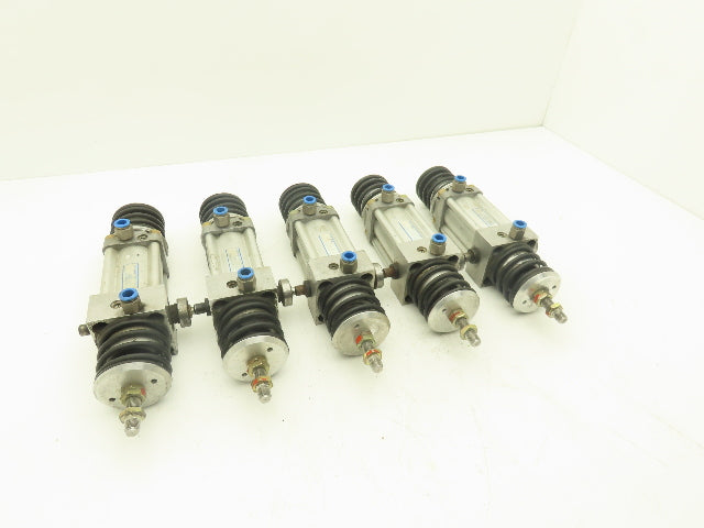 Festo Double Ended Pneumatic Air Cylinder 50mm Bore 45mm Stroke Lot of 5