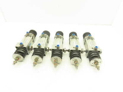 Festo Double Ended Pneumatic Air Cylinder 50mm Bore 45mm Stroke Lot of 5