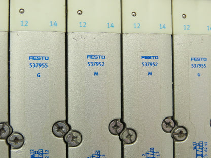 Festo VMPA-KMS2-24-5-PUR 12-Station Solenoid Valve Manifold