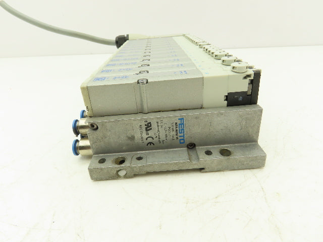 Festo VMPA-KMS2-24-5-PUR 12-Station Solenoid Valve Manifold