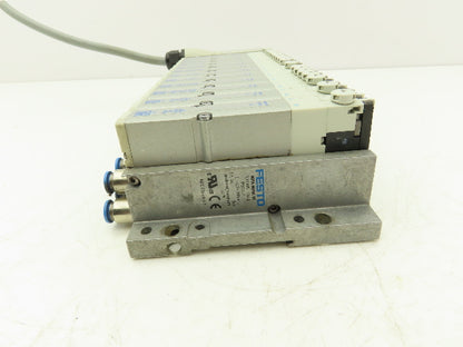 Festo VMPA-KMS2-24-5-PUR 12-Station Solenoid Valve Manifold