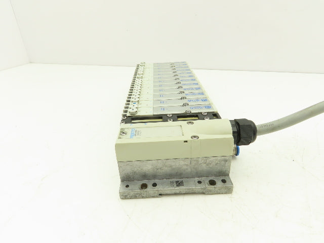 Festo VMPA-KMS2-24-5-PUR 12-Station Solenoid Valve Manifold