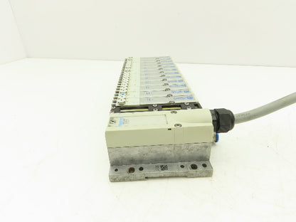 Festo VMPA-KMS2-24-5-PUR 12-Station Solenoid Valve Manifold