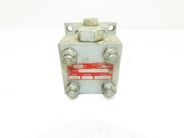 Milwaukee 151-31-24S-1 Hydraulic Cylinder 1.5" Bore 1" Stroke 3000psi Flange Mt