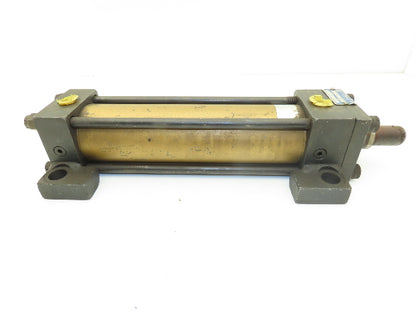 W.E Hennells RH-141 Pneumatic Air Cylinder 2.5" Bore 9" Stroke Foot/Lug Mount