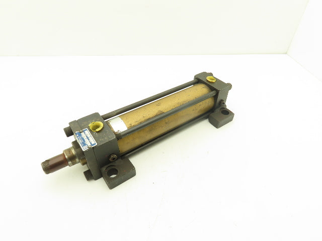 W.E Hennells RH-141 Pneumatic Air Cylinder 2.5" Bore 9" Stroke Foot/Lug Mount