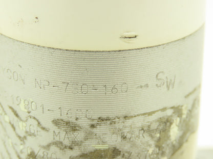 Hyson NP-750-160-SW Nitrogen Gas Spring Cylinder 160mm Stroke 150 Bar 2175psi