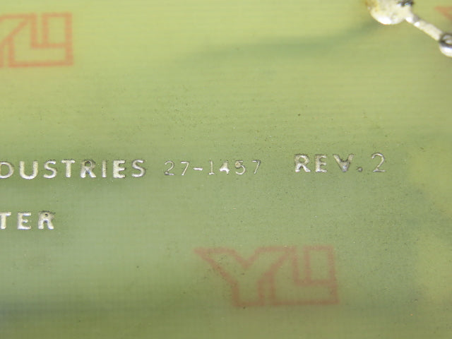 WSI Industries 27-1457 Printed Circuit Board Preheater Control PCB