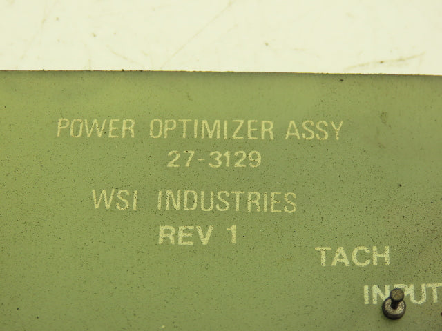 WSI Industries 27-3129 Printed Circuit Board Power Optimizer Assy PCB Rev 1