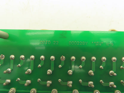 OPTO 22 000228Y Printed Relay Circuit Board Module Card PCB W/22 Relays
