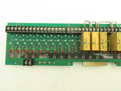 Gordos Arkansas PB-24 Printed Relay Circuit Board Module Card PCB W/5 Relays