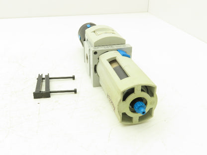 Festo MS6-LFR-3/8-D7-E-R-M-AS Regulator Filter Gauge 300/180 psi 3/8" NPT